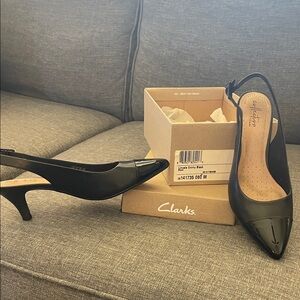 Clarks Women's Elegant Black Heels